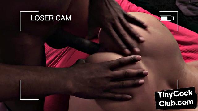 Voyeur watches his GF fuck her BBC lover