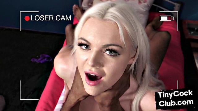 Voyeur watches his GF fuck her BBC lover