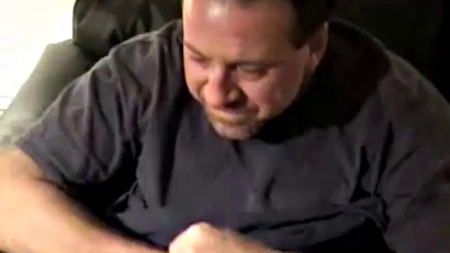 Joe is a rugged and very hairy construction contractor. When he first came by for an interview, Joe was extremely nervous about being filmed, but seemed to settle down after he got sucked.