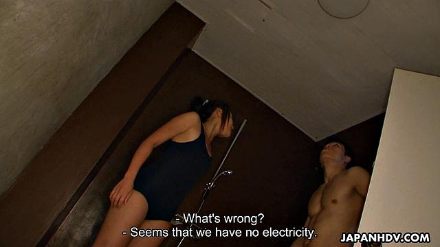 Teen Shiraishi gets pleased in bathroom