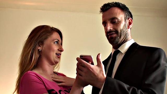 Raunchy subslut Paris slurps cum after rough plow