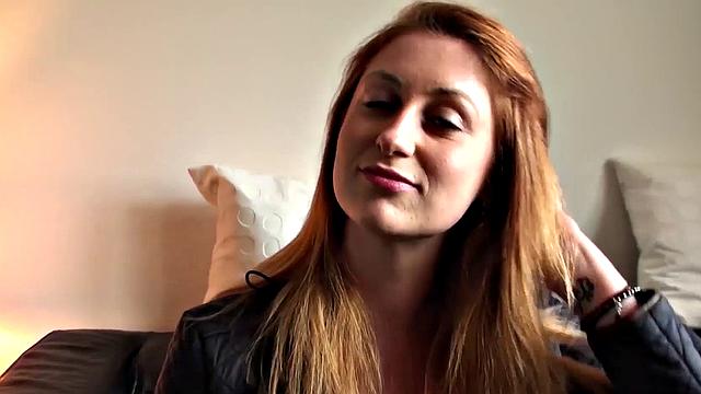 Raunchy subslut Paris slurps cum after rough plow