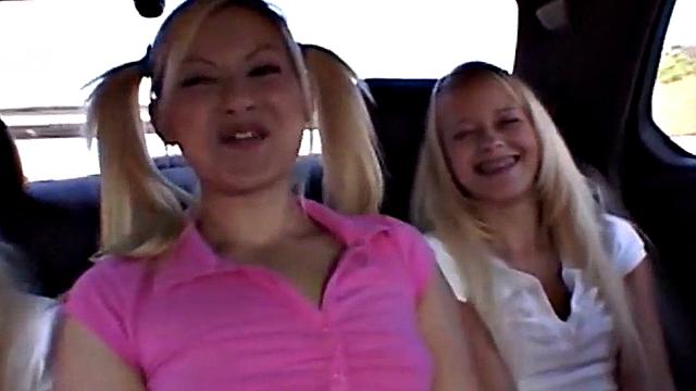 Milton twins finger blonde pussy