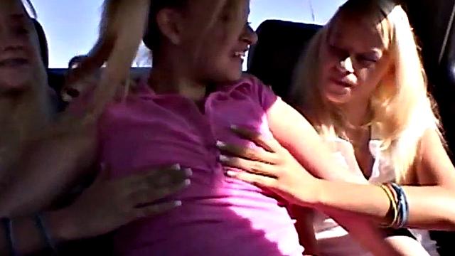 Milton twins finger blonde pussy