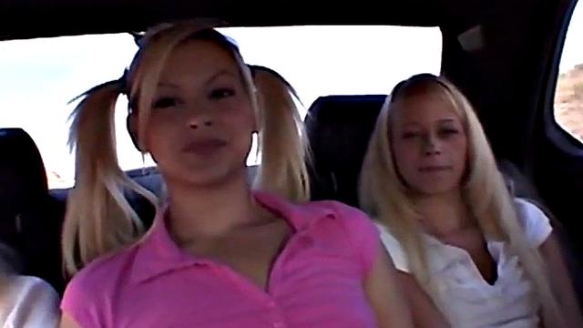 Milton twins finger blonde pussy