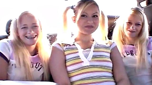 Milton twins finger blonde pussy