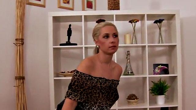 Toy femdoms fucking with dildos in threesome while dominating