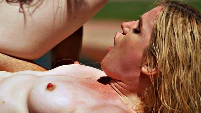 Blonde Beauty Made Love Outdoors - EroticaX