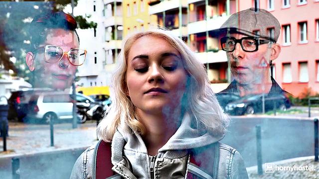 Blonde fucked by an intruder