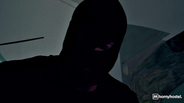 Blonde fucked by an intruder