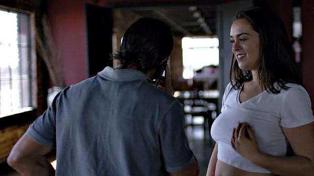 Erotic stepdaughter rides stepdaddy in slowburn affair