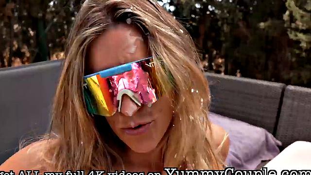 Equestrian girl fucked in barn