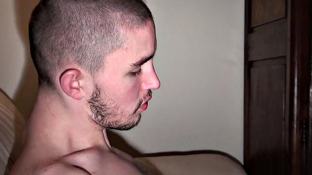 Sneakers fetish stud rimmed and sucked at home