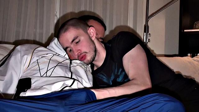 Sneakers fetish stud rimmed and sucked at home