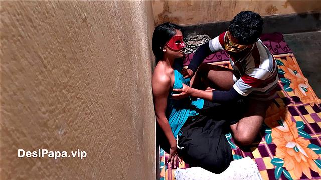 Sexy young Indian in her first sex video