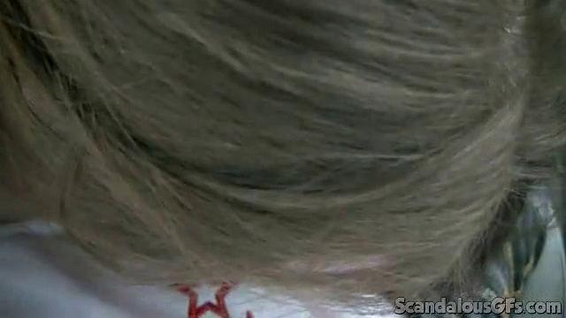 Sexy Horny Babe Sucks Cock Outdoors