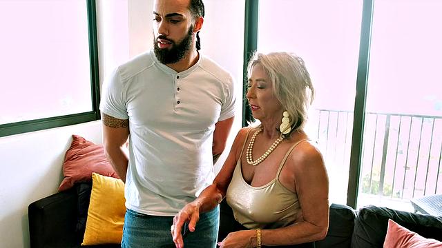 69-year-old Lacey's first porn with a 27-year-old