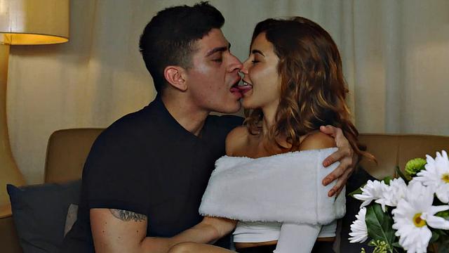 Passionate XXX loving duo Jacomrade's son and Agatha can't get enough of each other - their fuck-a-thon is super hot gonzo porn!