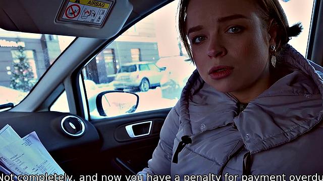 DEBT4k. Young debtor thinks sex is better than penalty