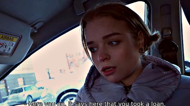 DEBT4k. Young debtor thinks sex is better than penalty