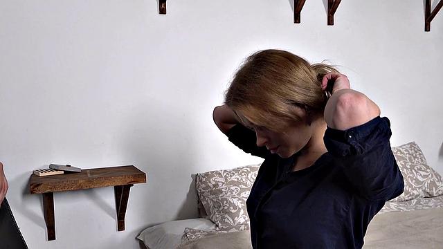 DEBT4k. Young debtor thinks sex is better than penalty