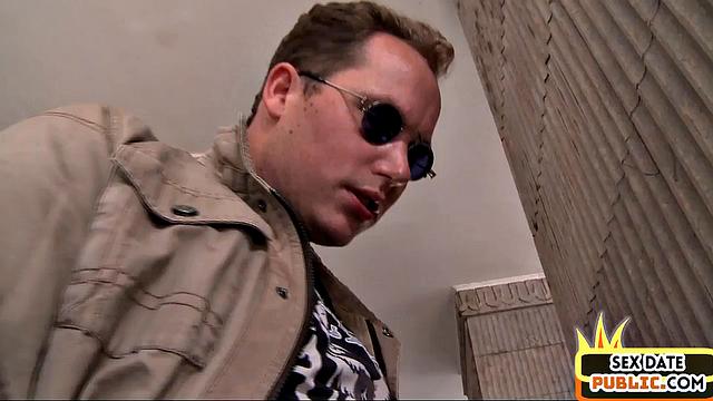 Blonde bae cockriding stranger