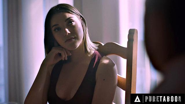 PURE TABOO: стрёмный отчим тайно соблазняет и трахается с горячей подругой падчерицы!