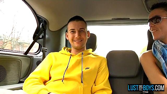 Danny and AJ take turns with Matthew Archer in a hot gay threesome