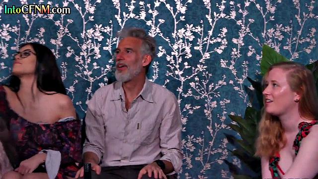 Horny CFNM babe gets banged by lucky DILF