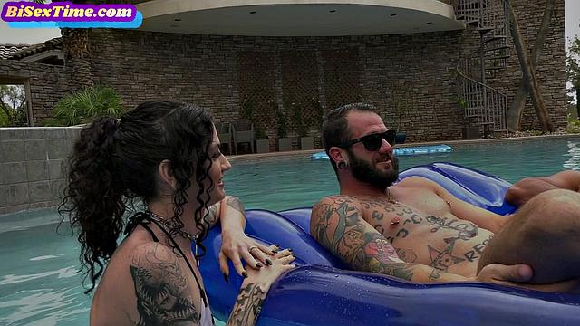 Cute inked petite cocksucking