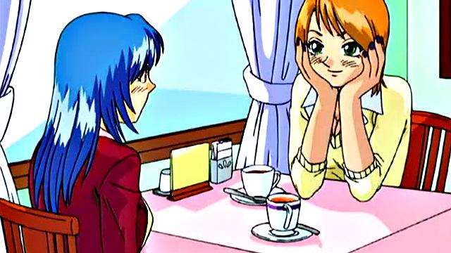 Watch this anime teen get her brown hair trimmed and take a hard doggystyle pounding