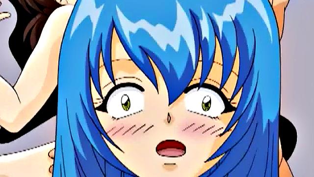 Watch this anime teen get her brown hair trimmed and take a hard doggystyle pounding