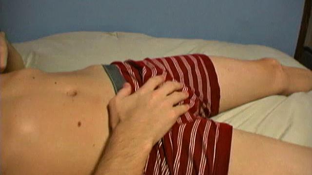 What started out as a solo jack off with this 19 year old cutie ends up with face fucking Ashton until he cums.