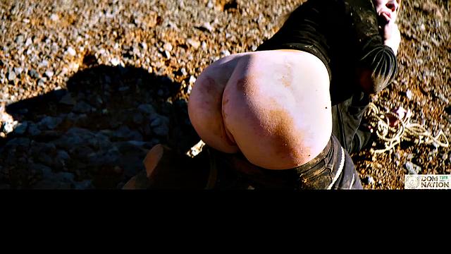 Crawling across the cold wilderness while eating her out