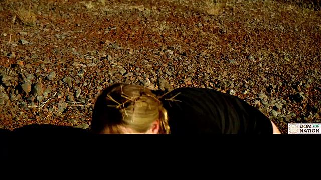 Crawling across the cold wilderness while eating her out