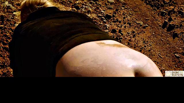 Crawling across the cold wilderness while eating her out