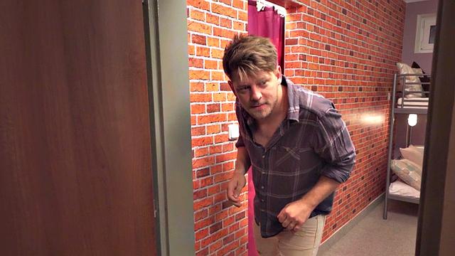 Hostel bae sharing cock with a MILF