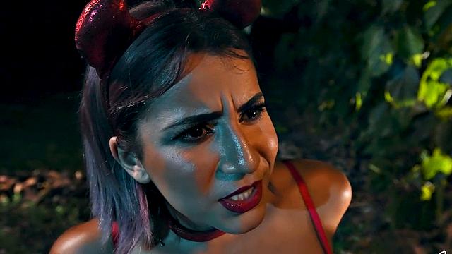 Creampied MILF smashed by black dick in wet hole