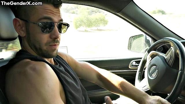 Fishnets alt trans in bareback action