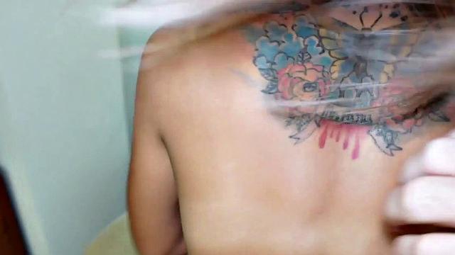 Blonde Asian Blowjob