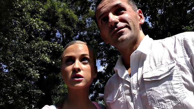 HUNT4K. For money, stud agrees to watch hunter nail his girlfriend