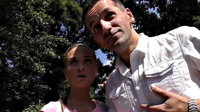 HUNT4K. For money, stud agrees to watch hunter nail his girlfriend