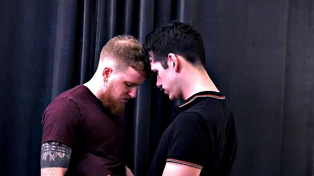 Redhead amateur pussy stud rides BFs cock after 69