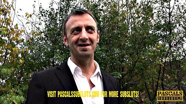 Public disgrace! Nice girl Lucia Love fucked outside like a whore