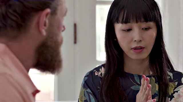 Hairy Asian loves fucking hardcore in doggystyle