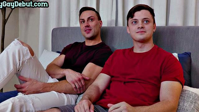 Amateur debut stud fucked by athletic top on casting