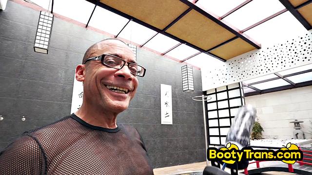 Big Booty Ladyboy Gets Asshole Destroyed