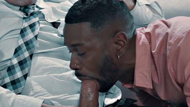 BBC dirty gay loves horny stud in anal hole