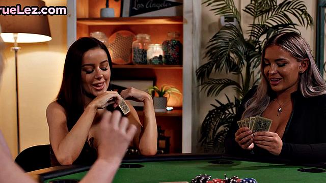 Stunning Lesbians strapon each other