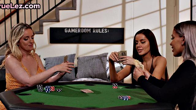 Stunning Lesbians strapon each other